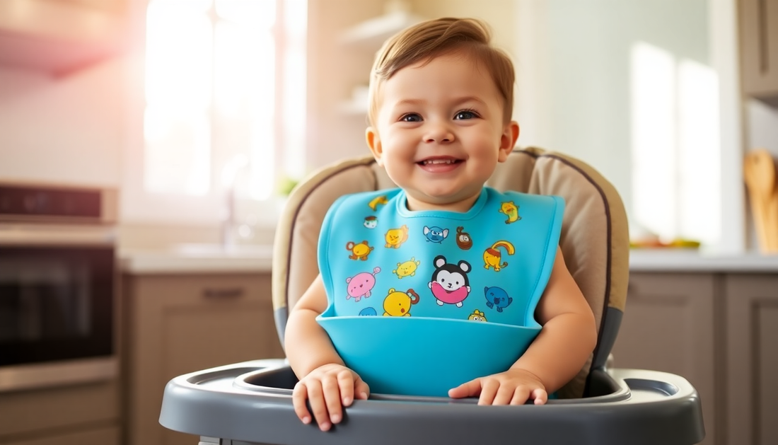 Waterproof Soft Baby Silicone Bibs: Cute Cartoon Prints for Girls and Boys at DealSniper.net