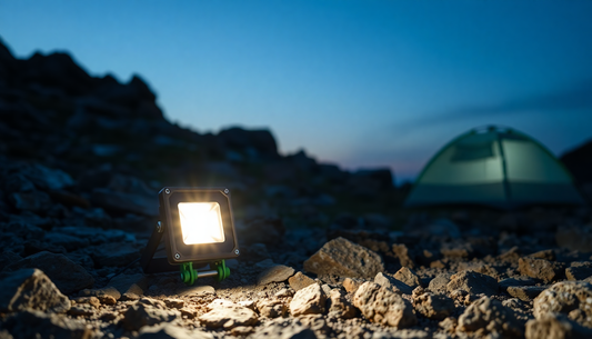 Illuminate Your Outdoor Adventures with the Ultrathin Rechargeable LED Flood Light from DealSniper