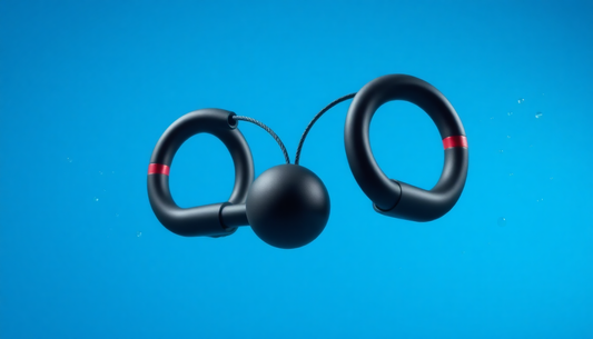 Unleash Your Fitness Potential with the Ultimate 2-in-1 Adjustable Ropeless Skipping Rope