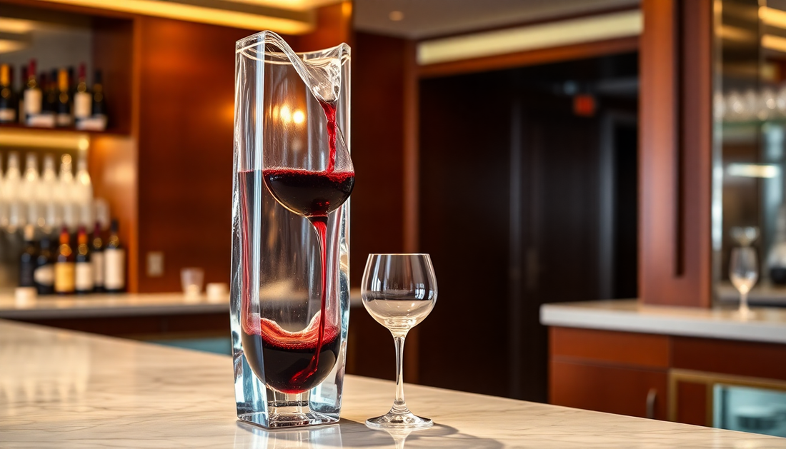 Unleash the Elegance: Discover the Allure of the Iceberg Waterfall Wine Decanter