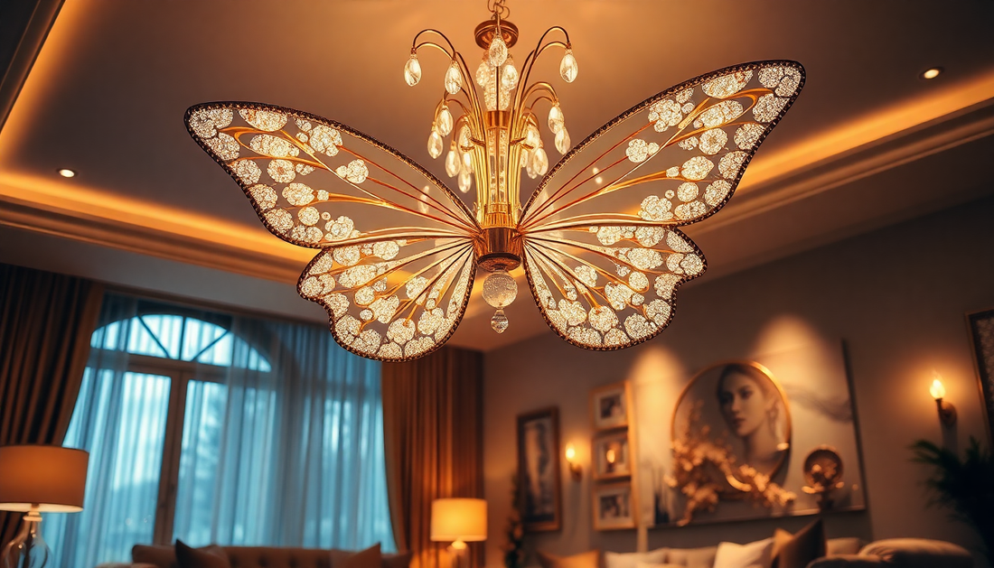Illuminate Your Space with the Captivating Butterfly Lamp Chandelier: Exclusive Deals at DealSniper.net