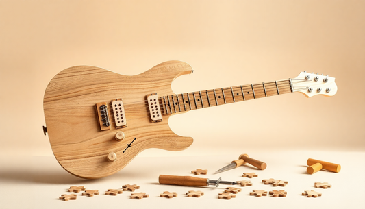 Unleash Your Child's Creativity with the Robotime Rokr Electric Guitar Model: Exclusive Deals at DealSniper.net