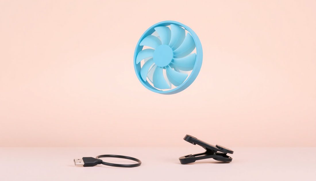 Chill Out in Style: The DealSniper Mini Rechargeable Fan for Your Baby Stroller