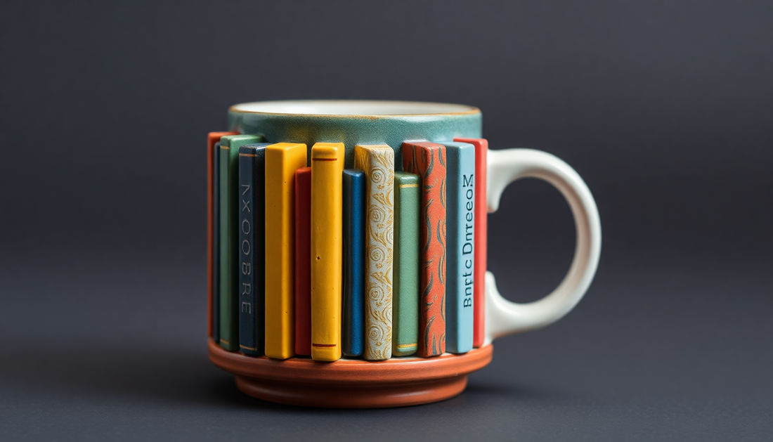 Unleash Your Inner Bookworm: Discover the Magical 3D Bookshelf Mug