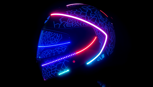Ride Safer and Brighter with Motorcycle Helmet LED Strips: Discover Unbeatable Deals at DealSniper.net