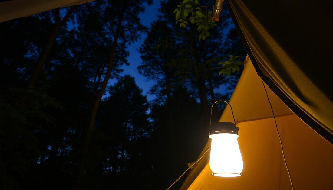 Illuminate Your Outdoor Adventures with the Portable Inflatable Folding Lamp from DealSniper.net