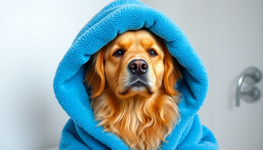 Unleash Your Pup's Drying Potential: Discover the Ultimate Pet Bathrobe
