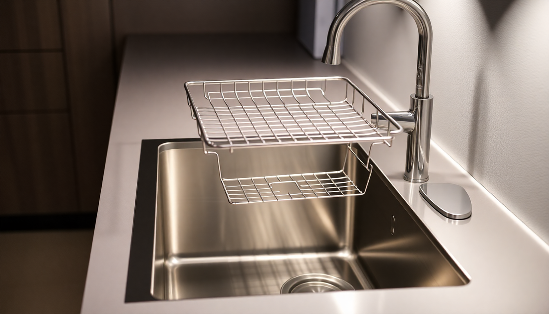 Elevate Your Kitchen with the Adjustable Immersion Sink Dish Drying Rack: A Space-Saving Solution