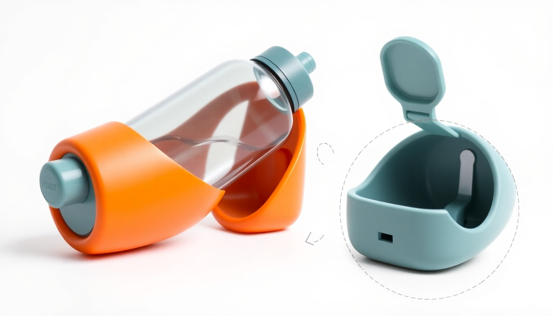 Unleash the Purr-fect Portable Companion: Discover the Ultimate 3-in-1 Dog Water Bottle, Food Feeder, and Poop Dispenser