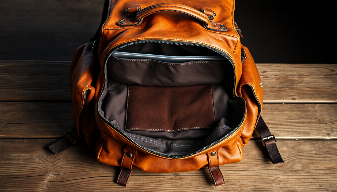 Unleash Your Inner Adventurer with the Retro Crazy Horse Leather Backpack