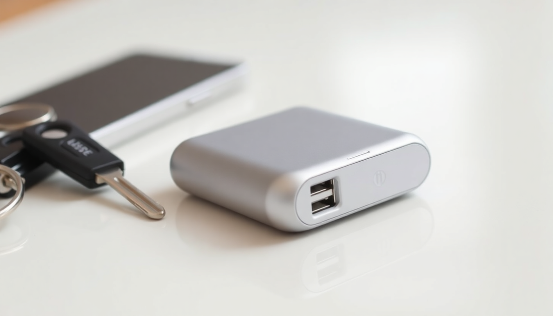 Unleash the Power of Portability: Discover the Ultimate 1500mAh Mini Power Emergency Pod Keychain Charger