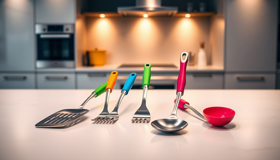 Elevate Your Kitchen with the 7-Piece Stainless Steel Silicone Utensil Set: Exclusive Deals at DealSniper.net