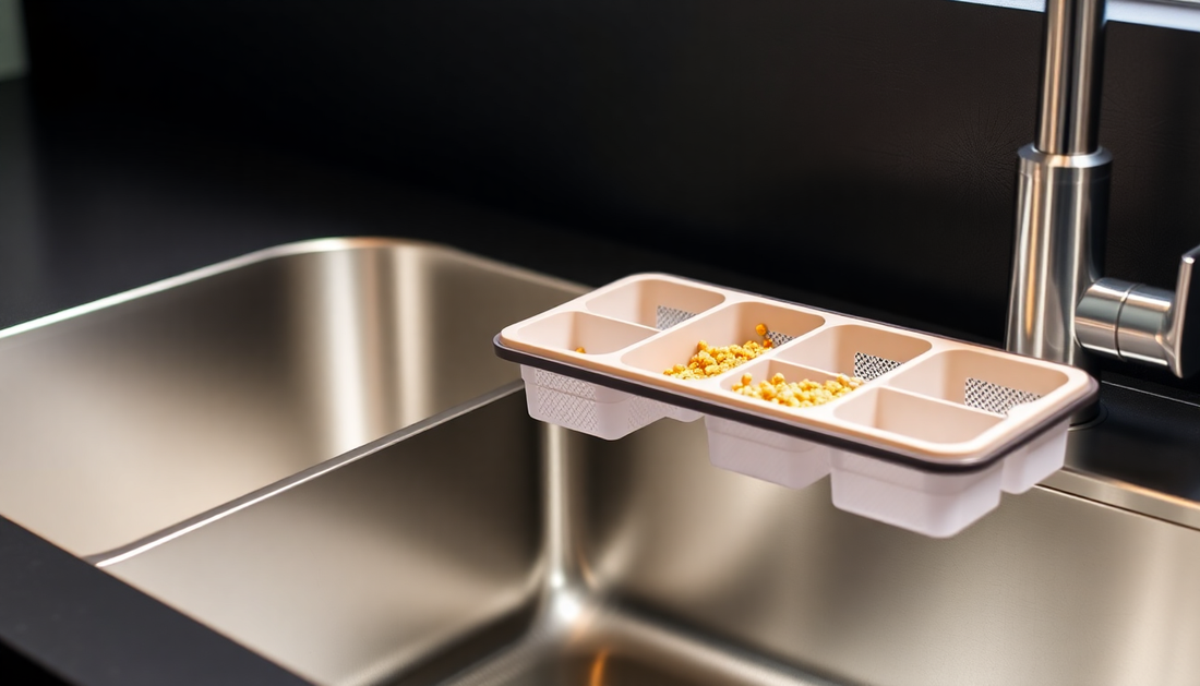 Elevate Your Kitchen Game: Discover the Ingenious Kitchen Sink Filter Rack Suction Cup Disposable Leftover Leftovers Filter Pocket Kitchen Garbage Drain Rack Sink Strainer Kitchen Gadget