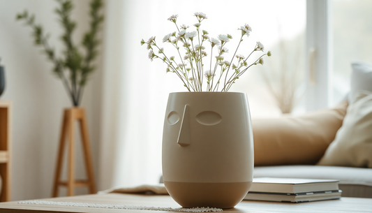 Elevate Your Space with Nordic-Inspired Ceramic Vases: Simple Faces, Endless Charm