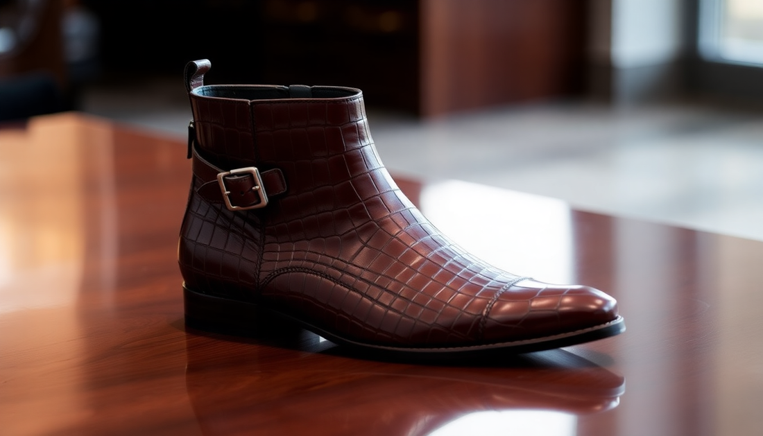 Elevate Your Style with Crocodile Pattern Boots: Exclusive Deals at DealSniper.net