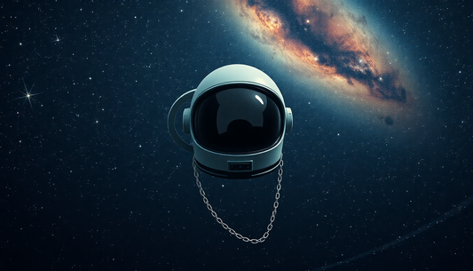 Elevate Your Style with the Celestial Allure of Our Stainless Steel Starry Sky Planet Astronaut Necklace