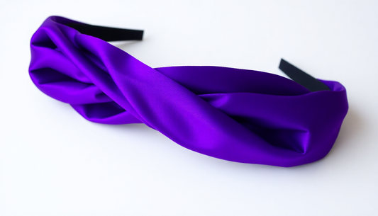 Elevate Your Style with the Captivating Purple Four-Piece Headband Set