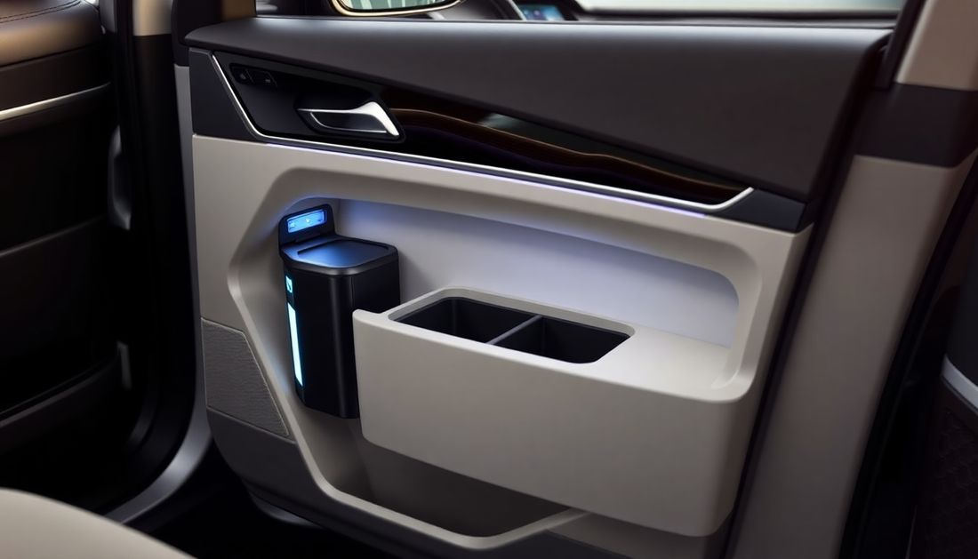 Elevate Your Ride with the Ultimate LED Car Trash Can Organizer