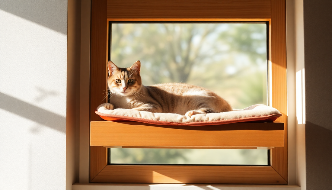 Unleash Your Cat's Playful Side with the Mewoofun Pet Cat Window Perch