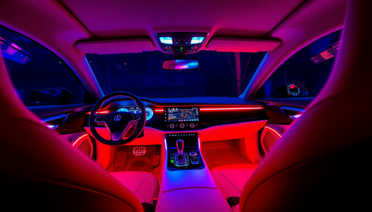 Elevate Your Ride with the Ultimate Auto LED RGB Interior Atmosphere Strip Light