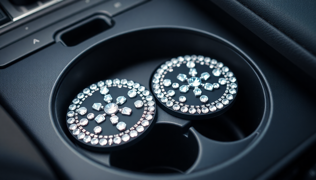 Elevate Your Ride: Bling Car Coasters for the Ultimate Driving Experience