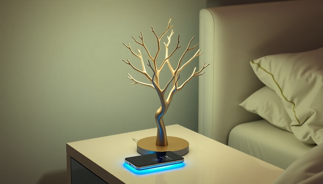 Illuminate Your Space with the Magical Tree Light: A Bluetooth-Enabled, Wireless Charging Desk Lamp