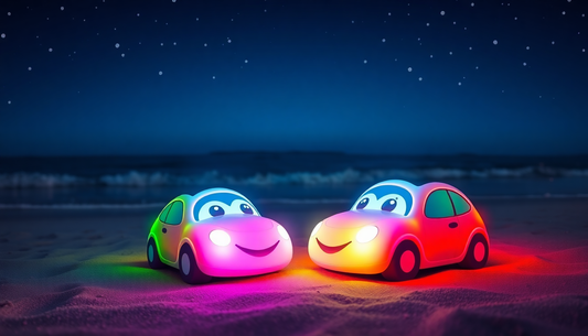 Illuminate Your Child's Summer with Glowing Slippers and Cartoon Car Sandals from DealSniper.net