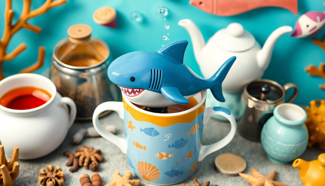 Unleash Your Inner Shark: Discover the Jaws-Dropping Delight of Our Shark-Themed Tea Infuser!