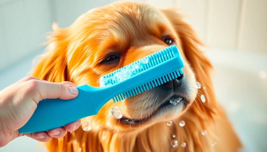 Unleash Your Pet's Spa Day: Discover the Ultimate 2-in-1 Pet Brush for Bath Time Bliss