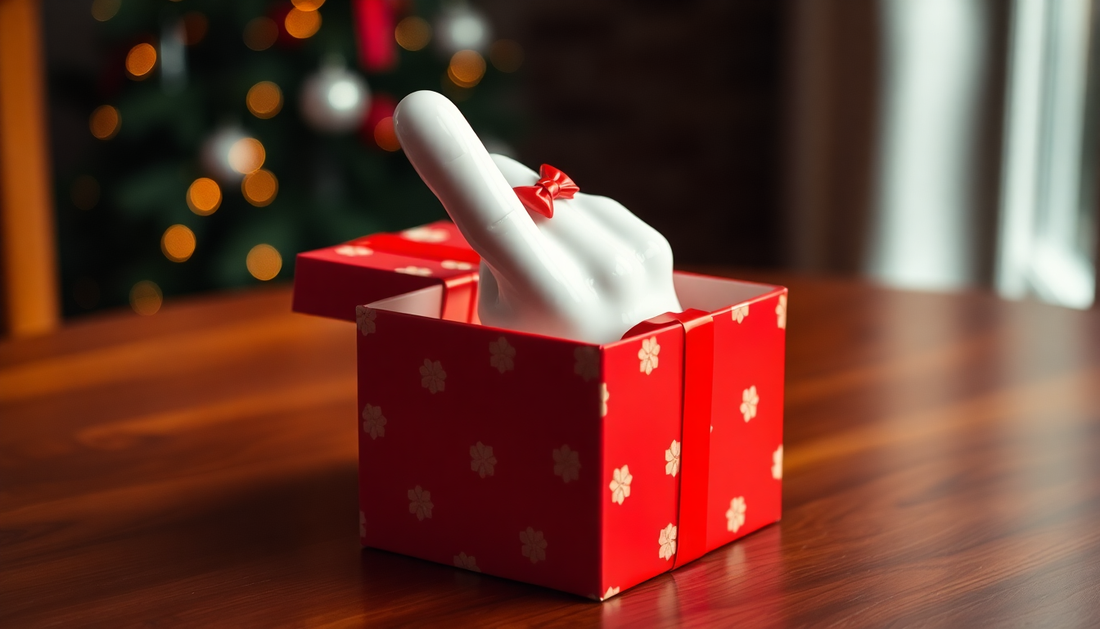 The Ultimate Christmas Prank: Unwrap Laughter with the Middle Finger in a Box