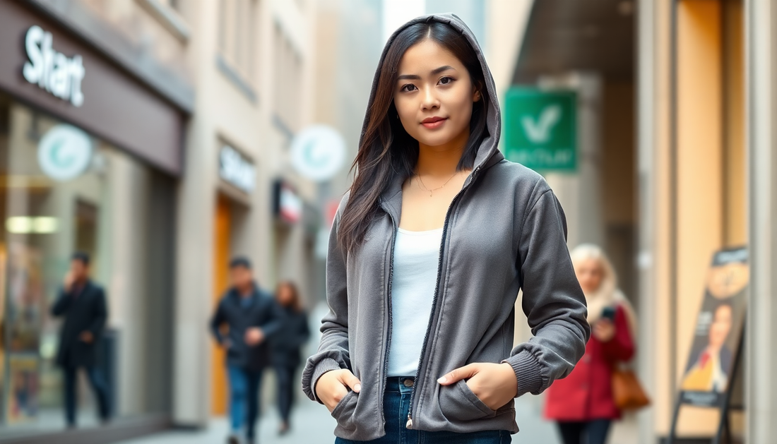 Elevate Your Style with the Casual Solid Color Hooded Short Jacket: A Y2K Fashion Comeback at DealSniper.net