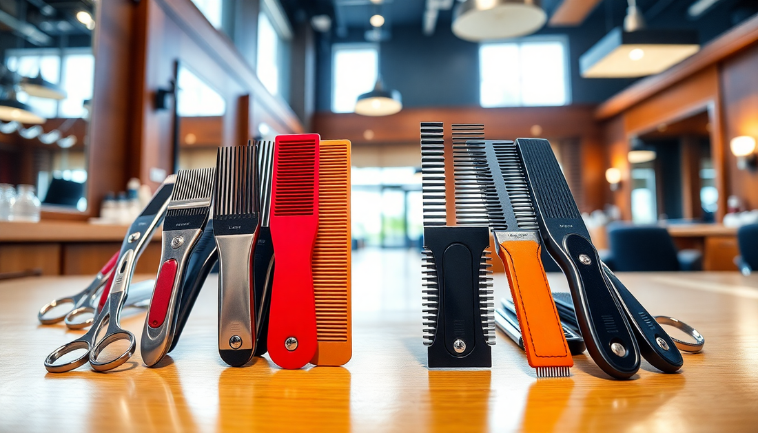 Unlock Precision Hairstyling with the Ergonomic Clipper Barber Fade Comb from DealSniper.net