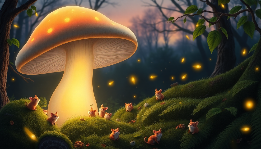 Unleash the Magic: Discover the Enchanting Wooden Mushroom Night Light for Your Home