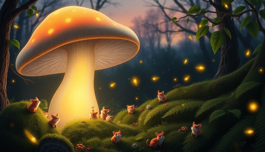 Unleash the Magic: Discover the Enchanting Wooden Mushroom Night Light for Your Home