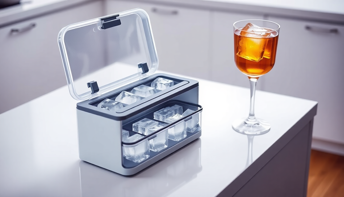 Chill Out in Style: The Ultimate Ice Cube Tray with Storage Box
