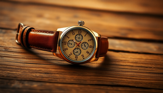 Elevate Your Style with the Retro-Inspired Leather Watch from DealSniper.net