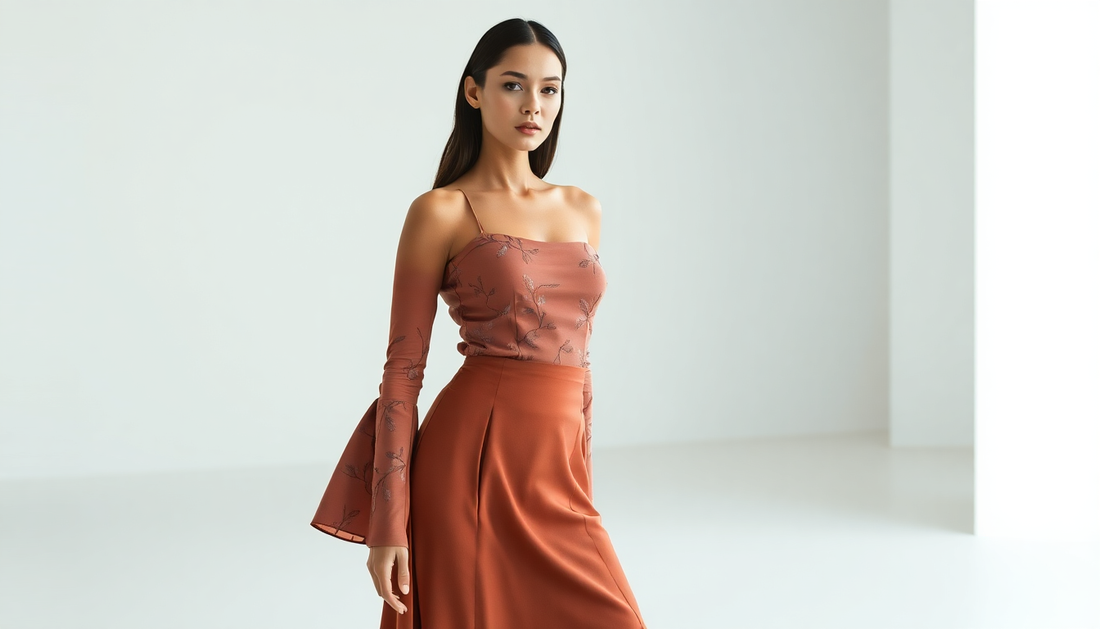 Slay in Style: The Sexy Slim Oblique Shoulder Skirt Suit That's Turning Heads