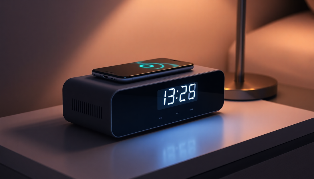 Unleash the Power of the DealSniper: Uncover the Ultimate LED Wireless Charging Alarm Clock with Bluetooth Speaker