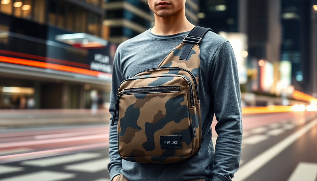Unleash Your Inner Warrior: Discover the Camouflage Waterproof Men's Single Shoulder Bag
