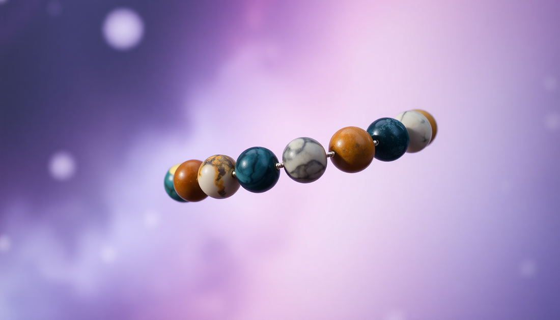Elevate Your Style with the Cosmic Charm: Discover the Allure of Our Handcrafted Beaded Bracelet