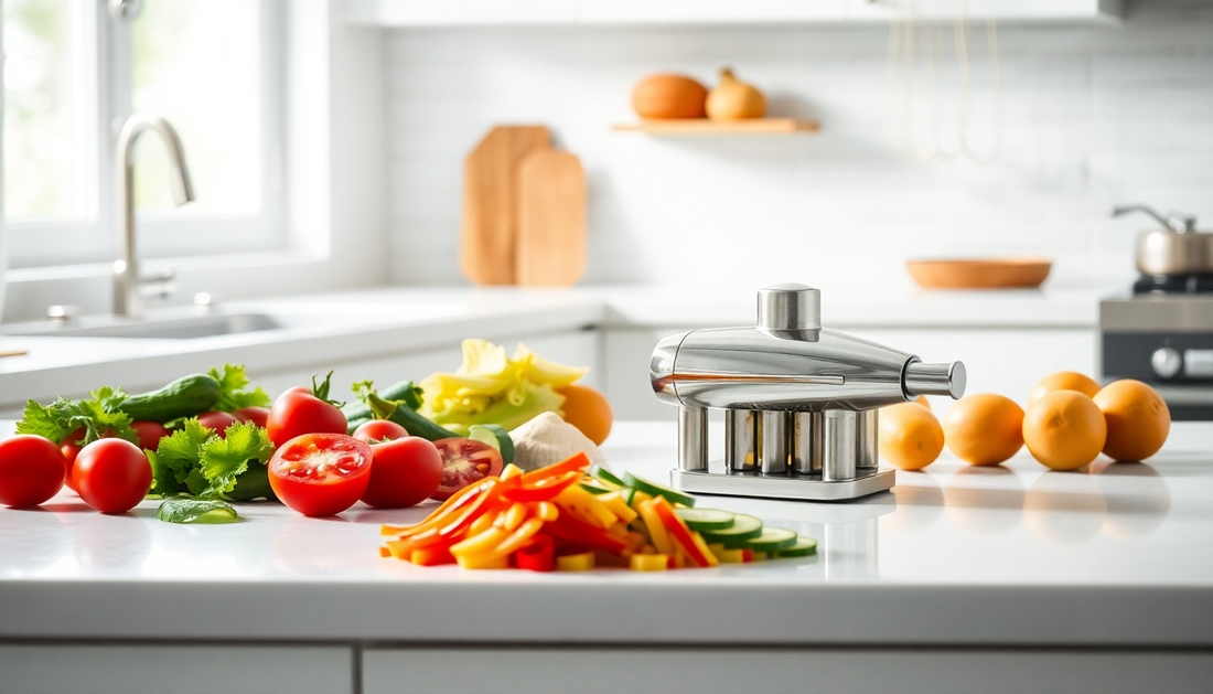 Slice, Dice, and Grate Your Way to Culinary Perfection with the DealSniper Vegetable Cutter