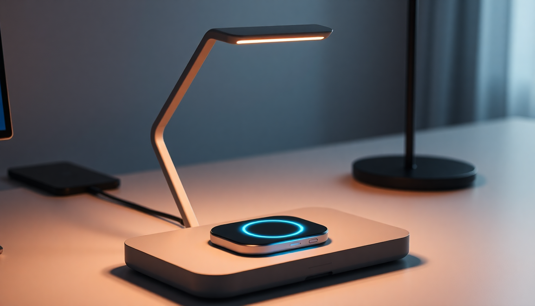 Unleash the Power of 3-in-1: The Ultimate Wireless Charging Station Lamp