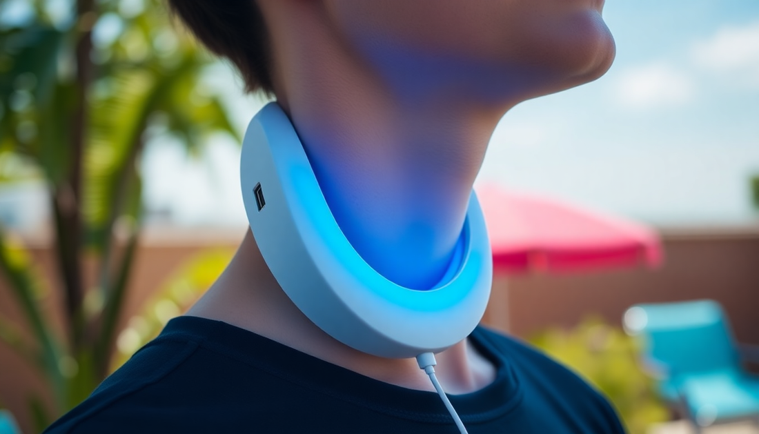 Stay Cool and Comfortable with the Rechargeable Neck Fan from DealSniper.net