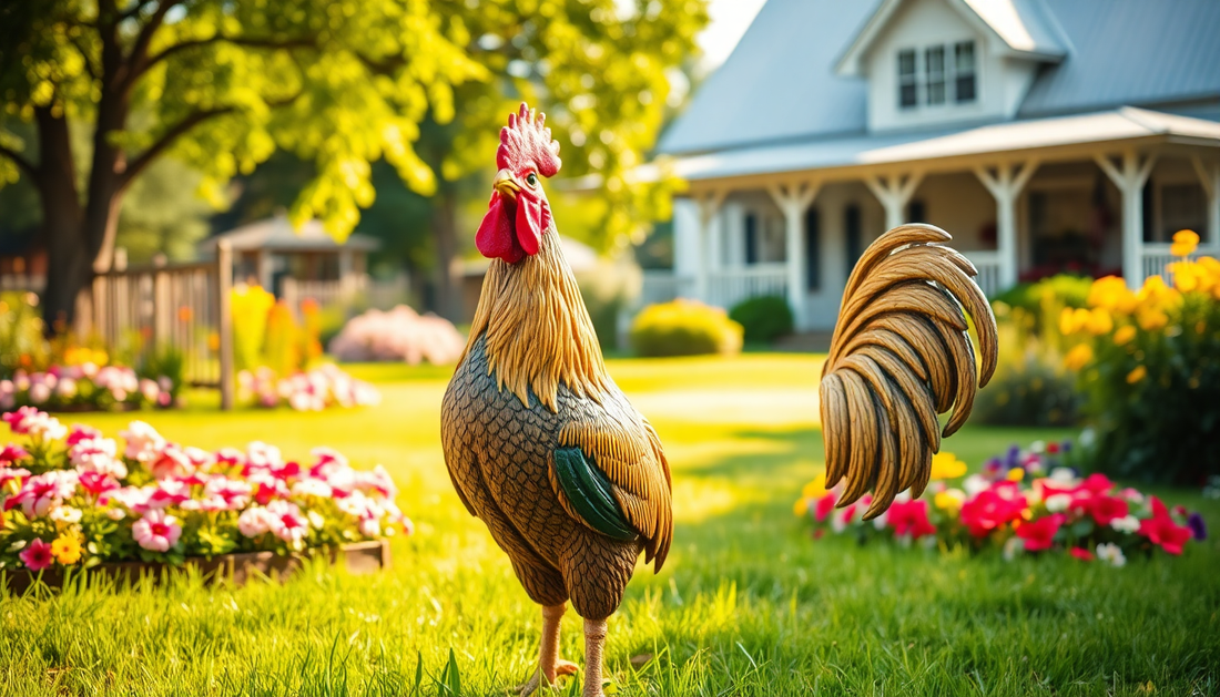 Elevate Your Garden with Charming Chicken-Themed Decor: Daily Deals at DealSniper.net