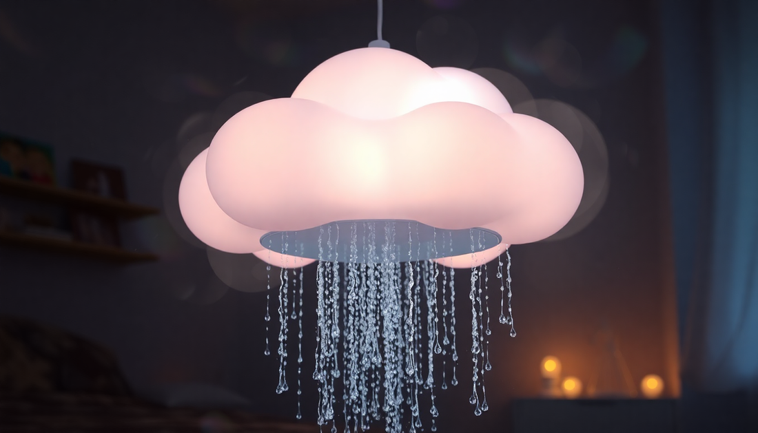 Elevate Your Home with the 2023 Rain Cloud Night Light Humidifier: A Soothing Oasis of Tranquility