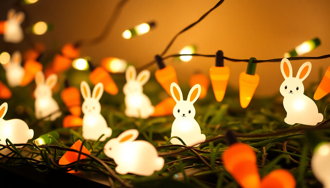 Hop into Savings: Discover the Brightest Easter LED Bunny String Lights for Your Home