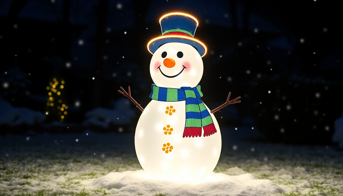 Illuminate Your Outdoor Winter Wonderland with DealSniper's Enchanting Snowman Lights