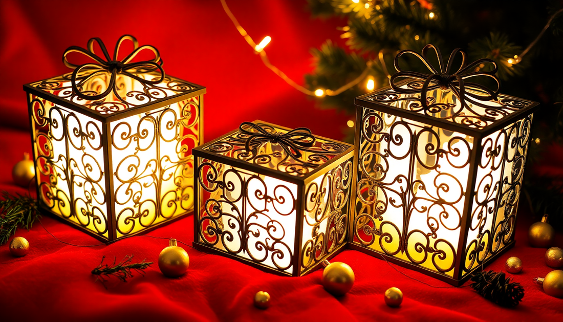 Unwrap the Magic: Discover the Perfect Christmas Wrought Iron Gift Box