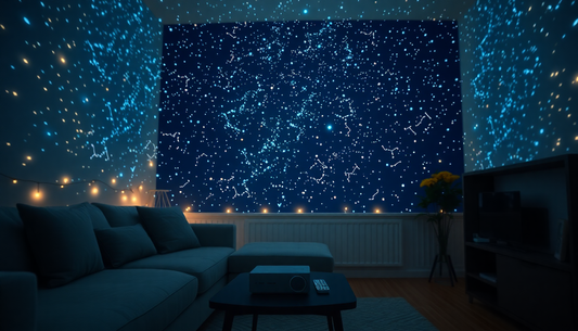 Illuminate Your Holidays with the Mesmerizing Train Starry Sky Projection Light