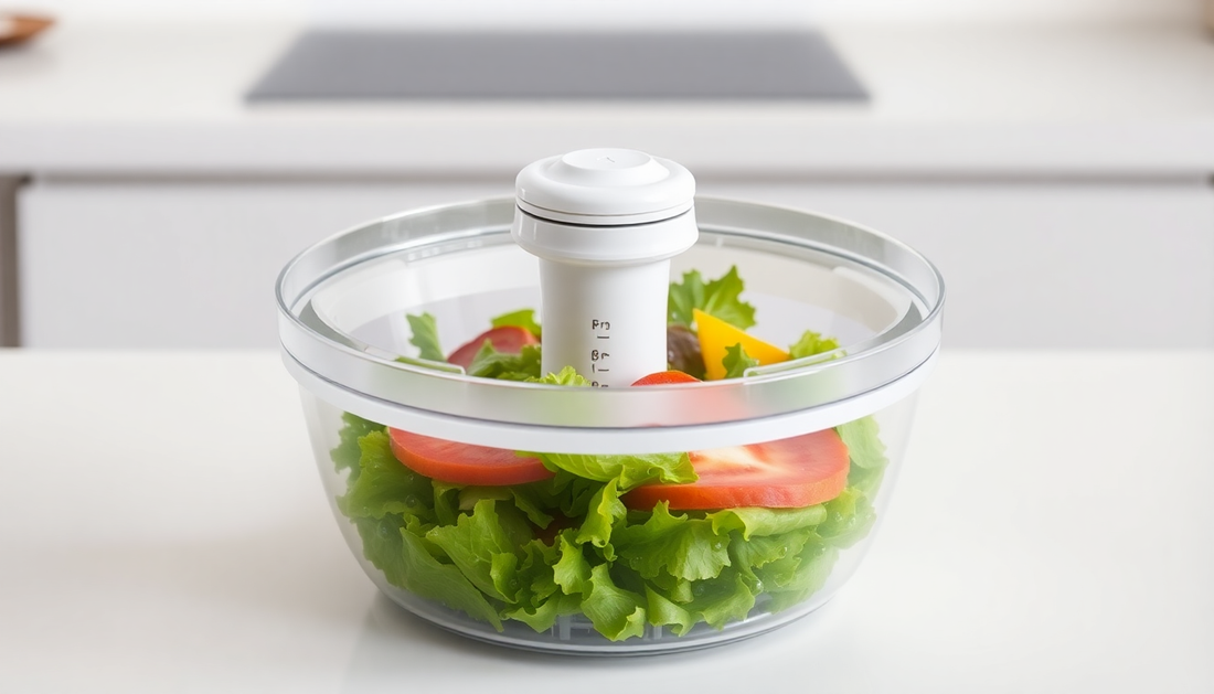Elevate Your Kitchen Game with the DealSniper Stainless Steel Salad Dehydrator